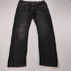 Levi Signature Black Label 502 Men's Size 30 x 30 S47 Regular Taper Black Jeans
